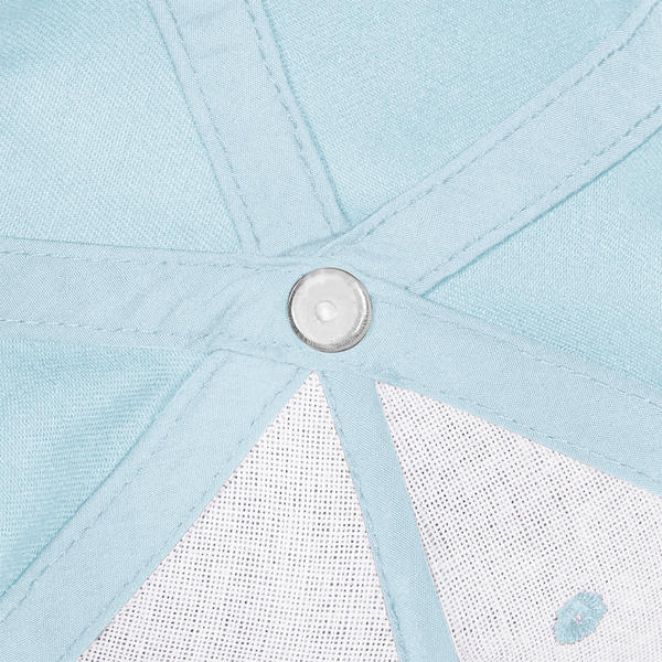 Dziecięca czapka 5-panelowa z bawełny organicznej - Powder Blue