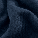 Duży szalik z frędzlami unisex - French Navy