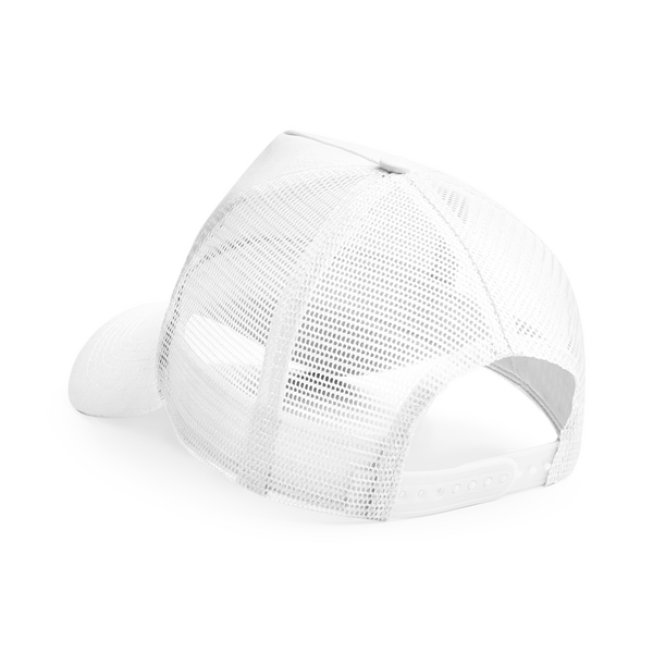 Czapka dziecięca trucker z siateczką - White
