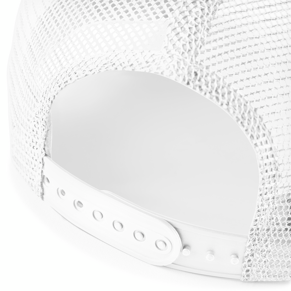Czapka dziecięca trucker z siateczką - White