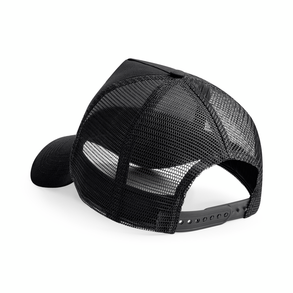 Czapka dziecięca trucker z siateczką - Black