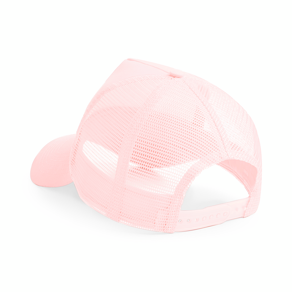 Czapka dziecięca trucker z siateczką - Pastel Pink