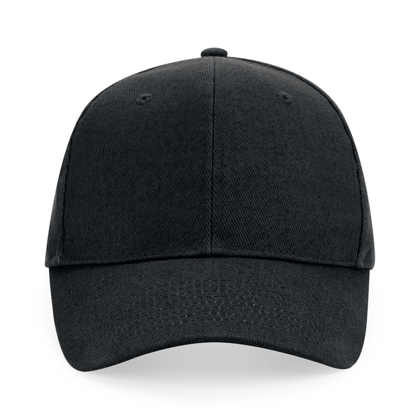Czapka bawełniana 6-panelowa z regulacją - Black