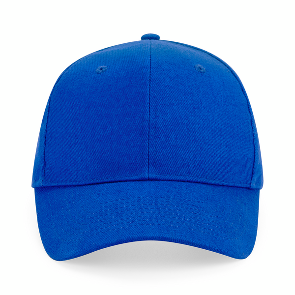 Czapka bawełniana 6-panelowa z regulacją - Bright Royal