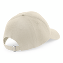 Czapka bawełniana 6-panelowa z regulacją - Stone