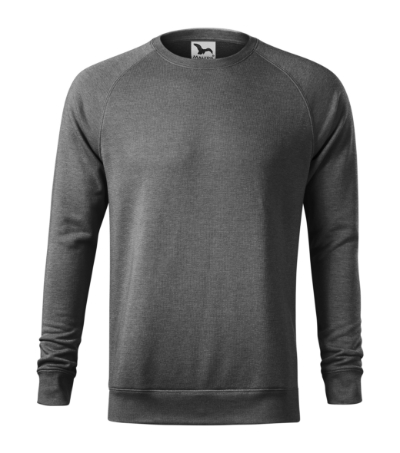 Bluza męska MALFINI Merger M415 - czarny melanż - a