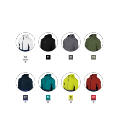 Koszulka męska MALFINI Rainbow M538 - khaki - d