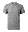 Koszulka unisex RIMECK Base MR06 - ciemnoszary melanż 12 (brand label) - D