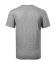 Koszulka unisex RIMECK Base MR06 - ciemnoszary melanż 12 (brand label) - B