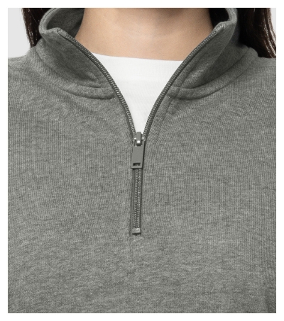 Bluza unisex MALFINI Summit M429 - ciemnoszary melanż - f