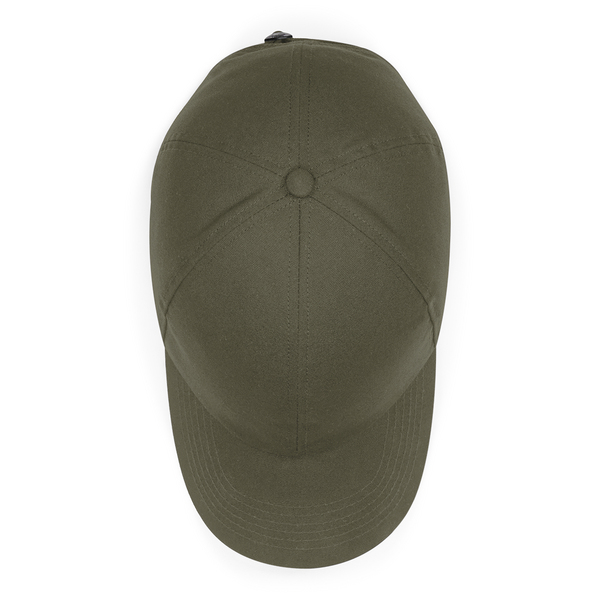 Czapka bawełniana 6-panelowa z regulacją - Olive Green