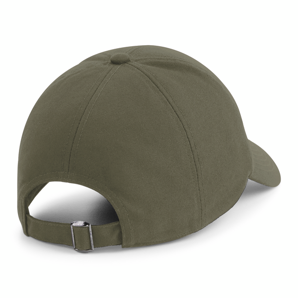 Czapka bawełniana 6-panelowa z regulacją - Olive Green