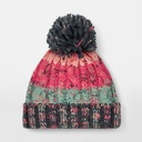 Czapka dzianinowa z pomponem - Watermelon Breeze