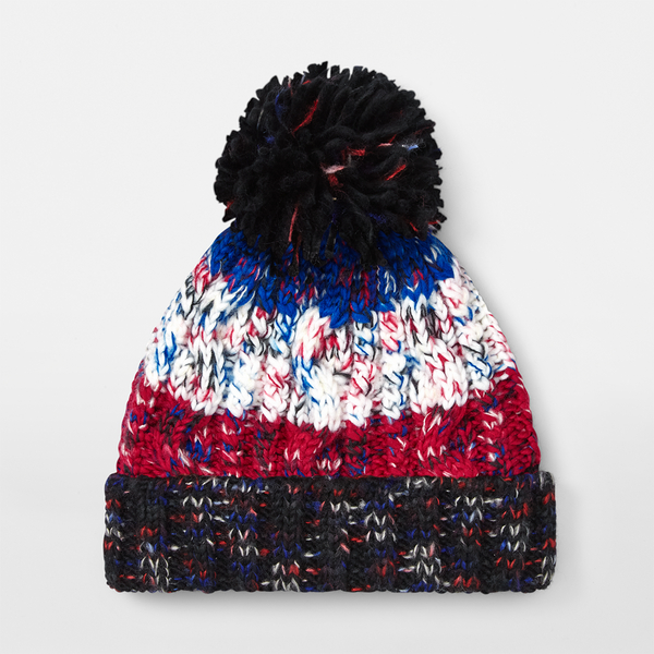 Czapka dzianinowa z pomponem - Black Jacks