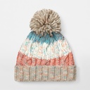Czapka dzianinowa z pomponem - Milkshake Mix