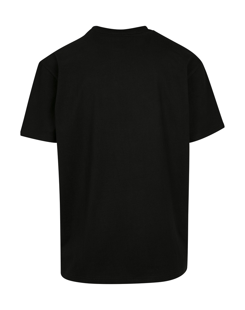 Gruba oversize'owa koszulka  - Black