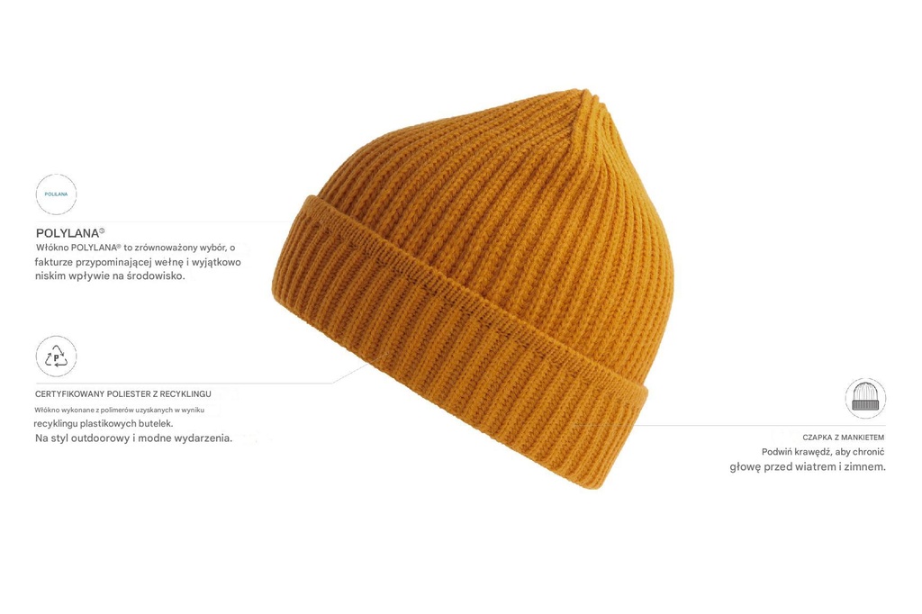 Czapka Maple - Mustard