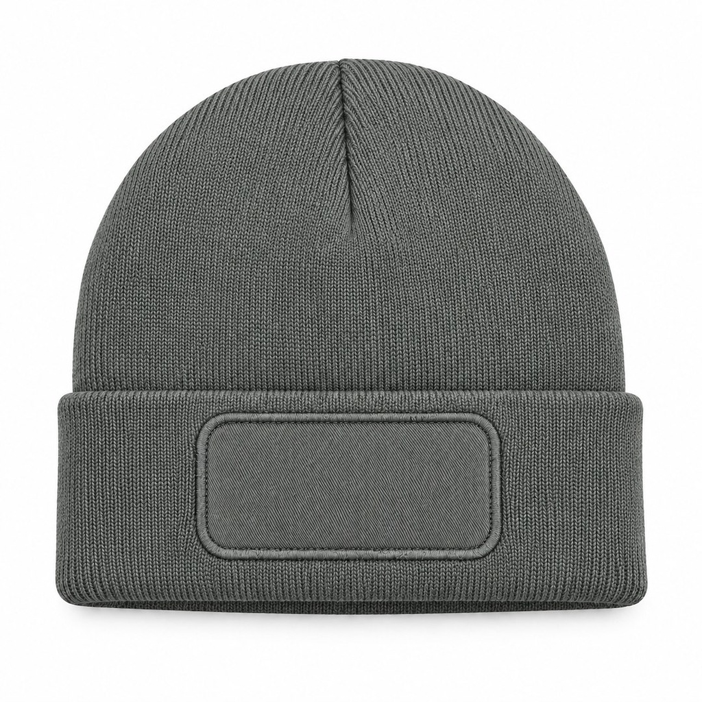 Czapka Zimowa Akrylowa z Naszywką CZZIM LOGO - Graphite — zdjęcie dodatkowe