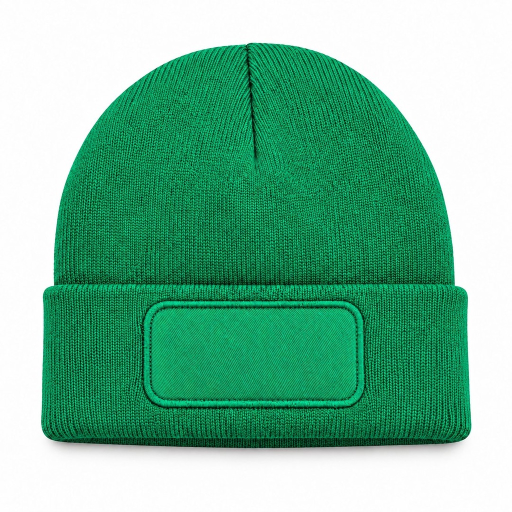 Czapka Zimowa Akrylowa z Naszywką CZZIM LOGO - Kelly Green — zdjęcie dodatkowe