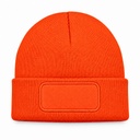 Czapka Zimowa Akrylowa z Naszywką CZZIM LOGO - Orange — zdjęcie dodatkowe