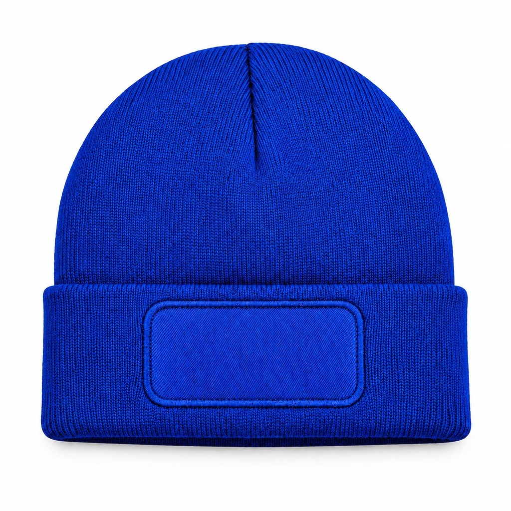Czapka Zimowa Akrylowa z Naszywką CZZIM LOGO - Royal Blue — zdjęcie dodatkowe