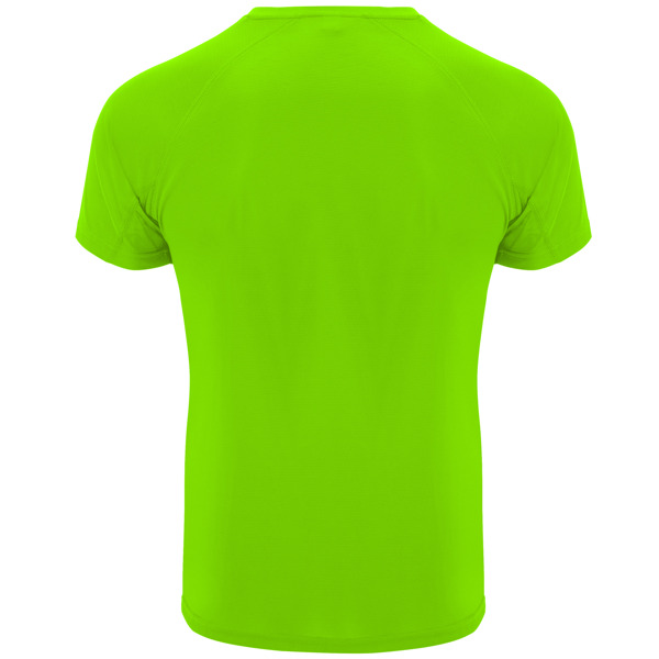 Koszulka dziecięca sportowa BAHRAIN CA0407 - zielony fluorescencyjny — zdjęcie 2
