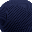 Czapka beanie z bawełnianą łatką - Oxford Navy & Black