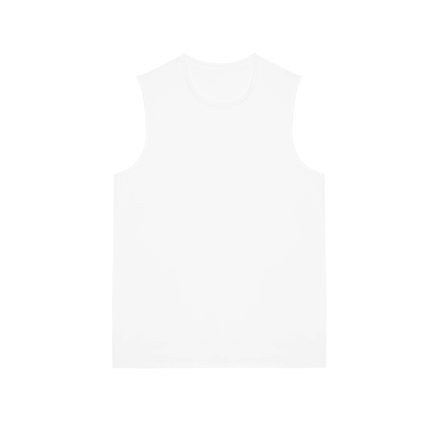 Męski bezrękawnik sportowy Cool Smooth  - Arctic White