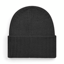 Czapka beanie z wywinięciem - Charcoal