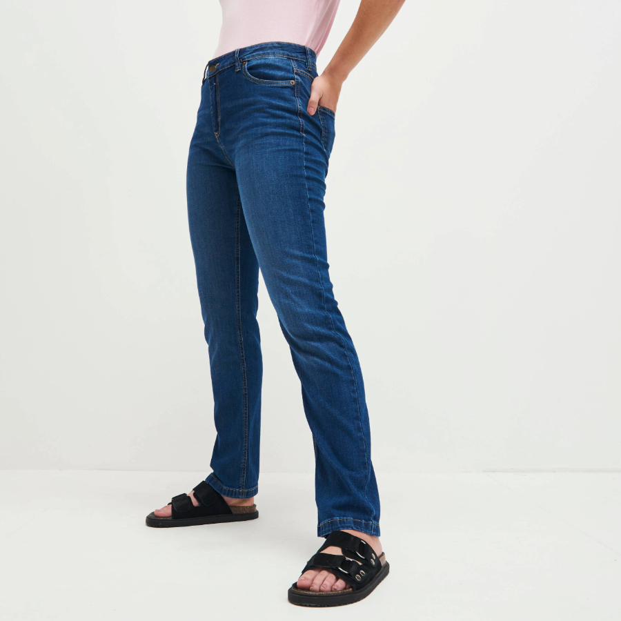 Jeansy Katy Straight - Dark Blue Wash