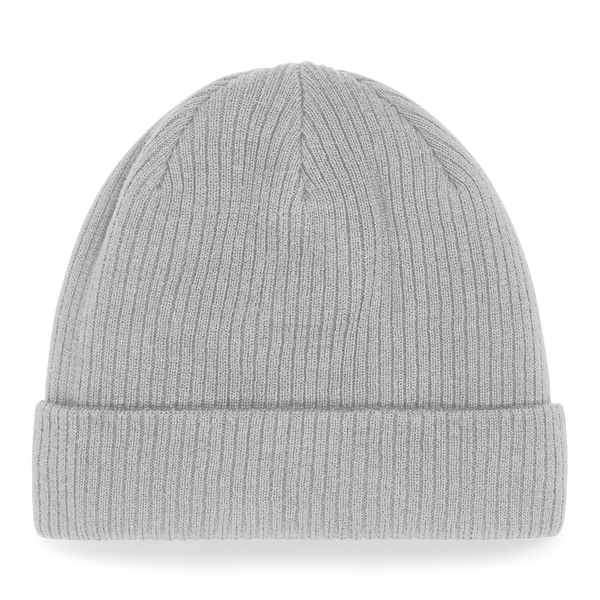 Czapka beanie z bawełny organicznej - Light Grey