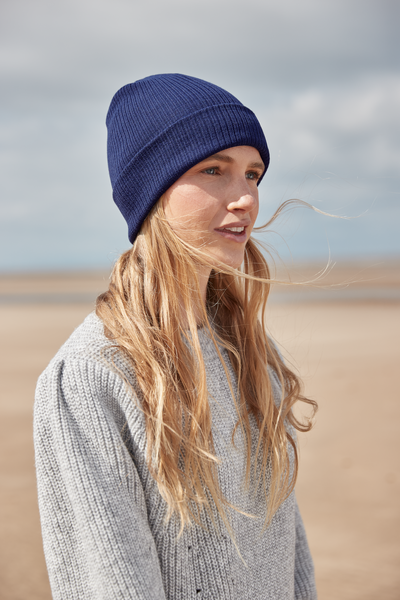 Czapka beanie z bawełny organicznej - Light Grey