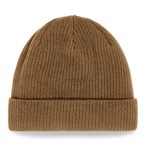 Czapka beanie z bawełny organicznej - Biscuit