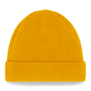 Czapka beanie z bawełny organicznej - Mustard
