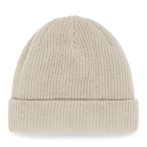 Czapka beanie z bawełny organicznej - Sand