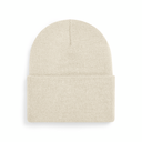 Czapka beanie z szerokim mankietem - Almond