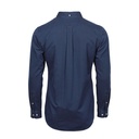 Męska koszula casual z diagonalu - Indigo