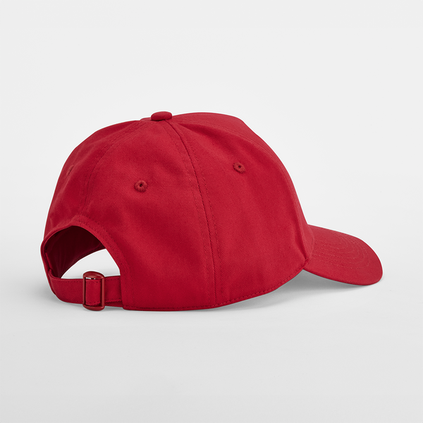 Czapka 5-panelowa z bawełny organicznej - Classic Red