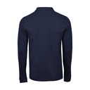 Męska luksusowa koszulka polo Stretch z długim rękawem - Navy