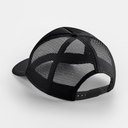 Dziecięca czapka trucker z siatką snapback - Black