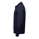 Męska luksusowa koszulka polo Stretch z długim rękawem - Navy