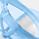 Dziecięca czapka trucker z siatką snapback - Sky Blue & White