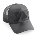 Czapka Trucker z Wymienną Łatką - Graphite Grey