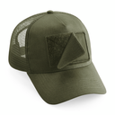 Czapka Trucker z Wymienną Łatką - Military Green