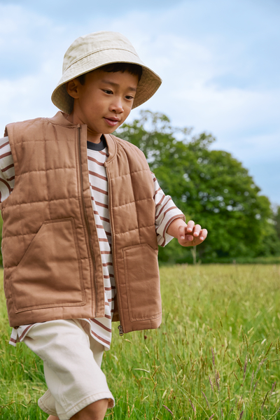 Dziecięcy Kapelusz Bucket Vintage Bawełniany - Vintage Denim