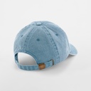Czapka vintage z niskim profilem - Vintage Light Denim