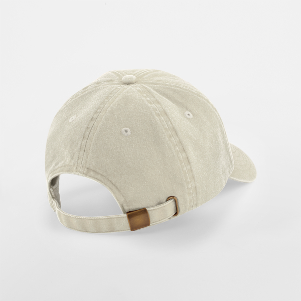 Czapka vintage z niskim profilem - Vintage Sand