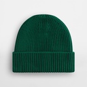 Czapka prążkowana z wywinięciem - Bottle Green