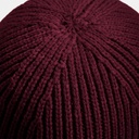 Czapka prążkowana z wywinięciem - Burgundy