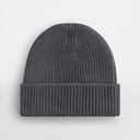 Czapka prążkowana z wywinięciem - Graphite Grey